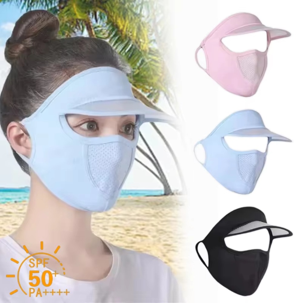 Headband Summer Knit - Ice Silk Mask for Outdoor Cycling