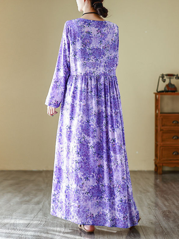 Spring New Style round Neck Lo - Linen Dress Wrap 评论和价格