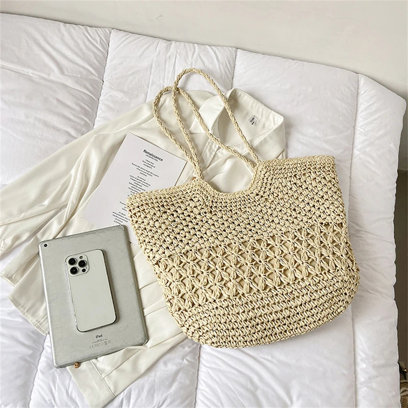 Casual Design Straw Weave Bags - Crochet Bag Raffia 评论和价格