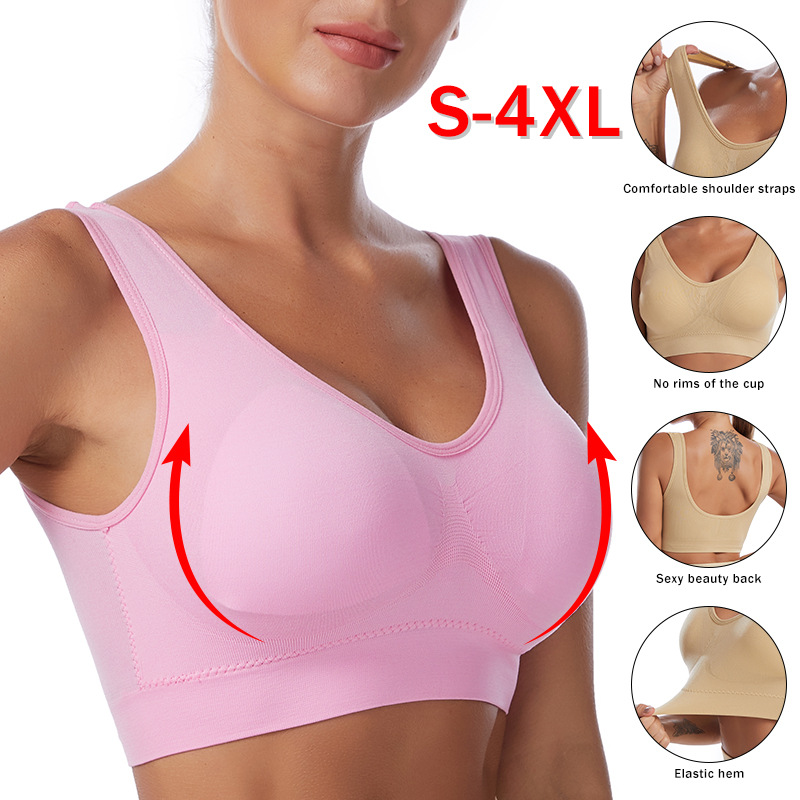 Sexy Women Bra Plus Size Seaml - Bralette Triangle Set 评论和价格