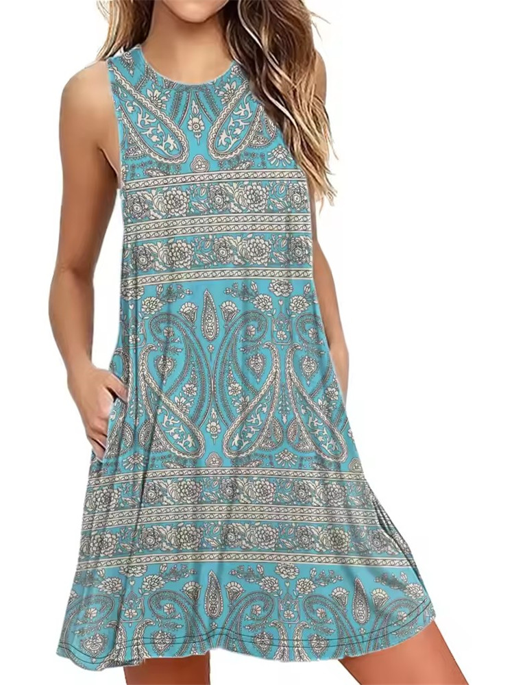 9XL Plus Size Sundress Loose F - Romper Floral Print 评论和价格