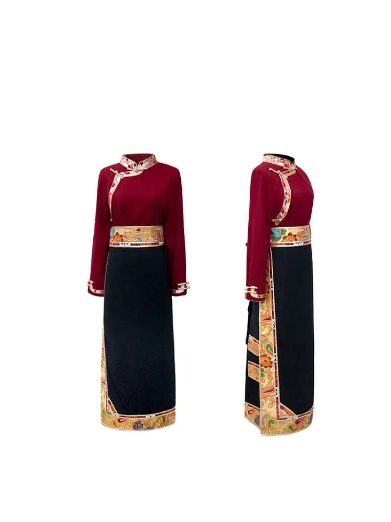 Traditional Tibetan Dress Wrap - Linen Dress Wrap 评论和价格