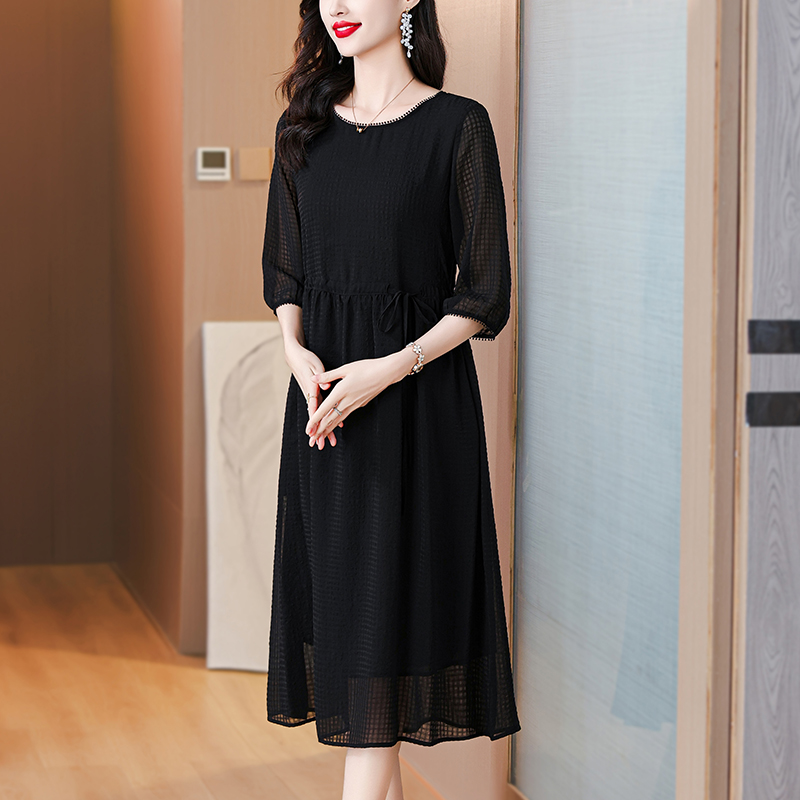 2025 Summer Luxury Silk Floral - Midi Skirt Floral 评论和价格