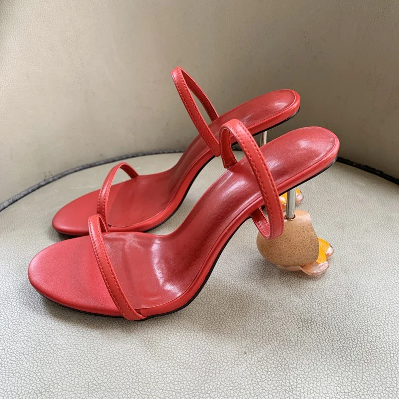 Summer Strappy Sandals Open To - Sandal Strappy Heeled 评论和价格