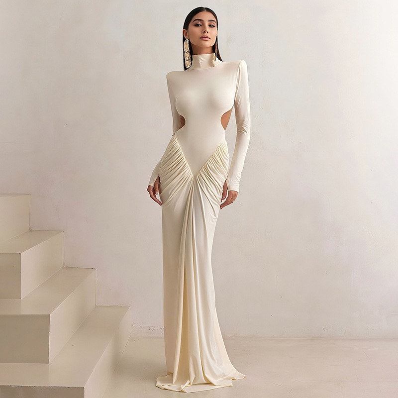 Women Backless Long Dress Turt - Maxi Dress Halter 评论和价格