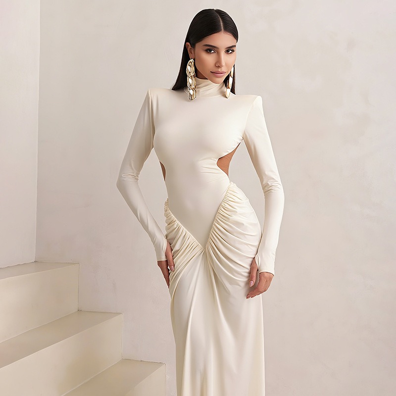 Women Backless Long Dress Turt - Maxi Dress Halter 评论和价格