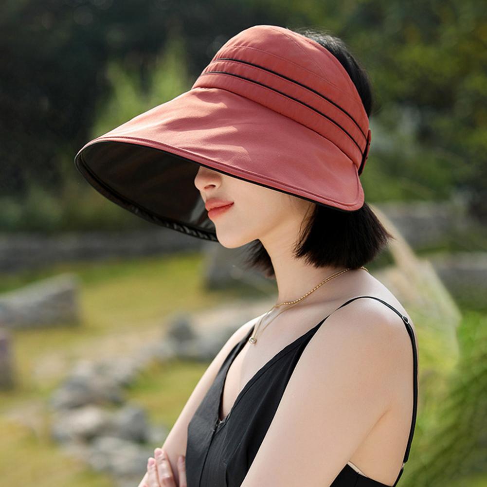 Women Sun Hat with Ponytail Ho - Hat Floppy Wide 评论和价格