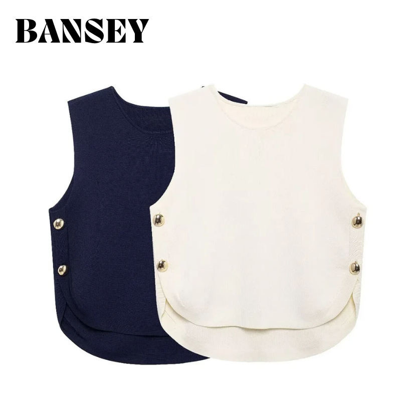 2025   Women's  Chic  Sleevele - Crop Top Crochet 评论和价格