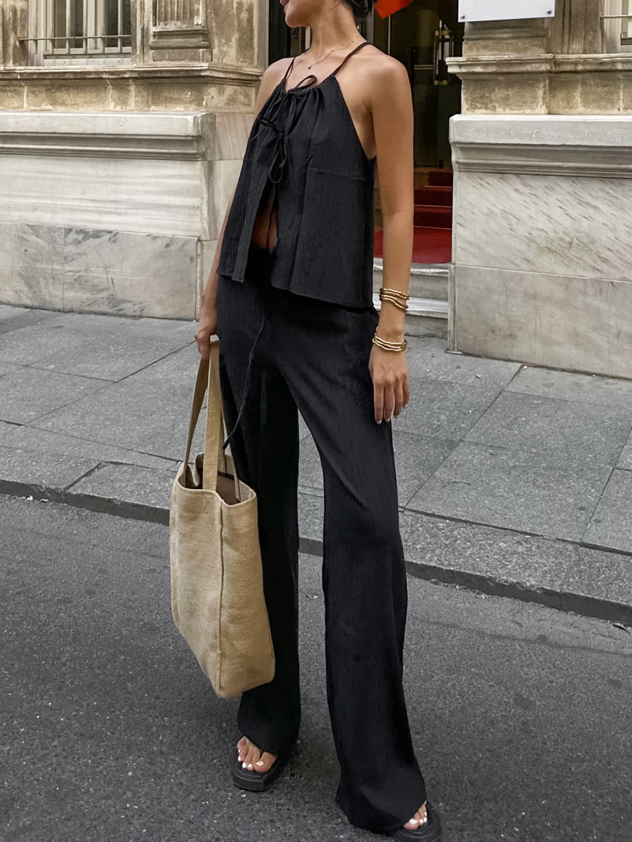 2026 Women Two Piece Set Women - Linen Pant Wide 评论和价格