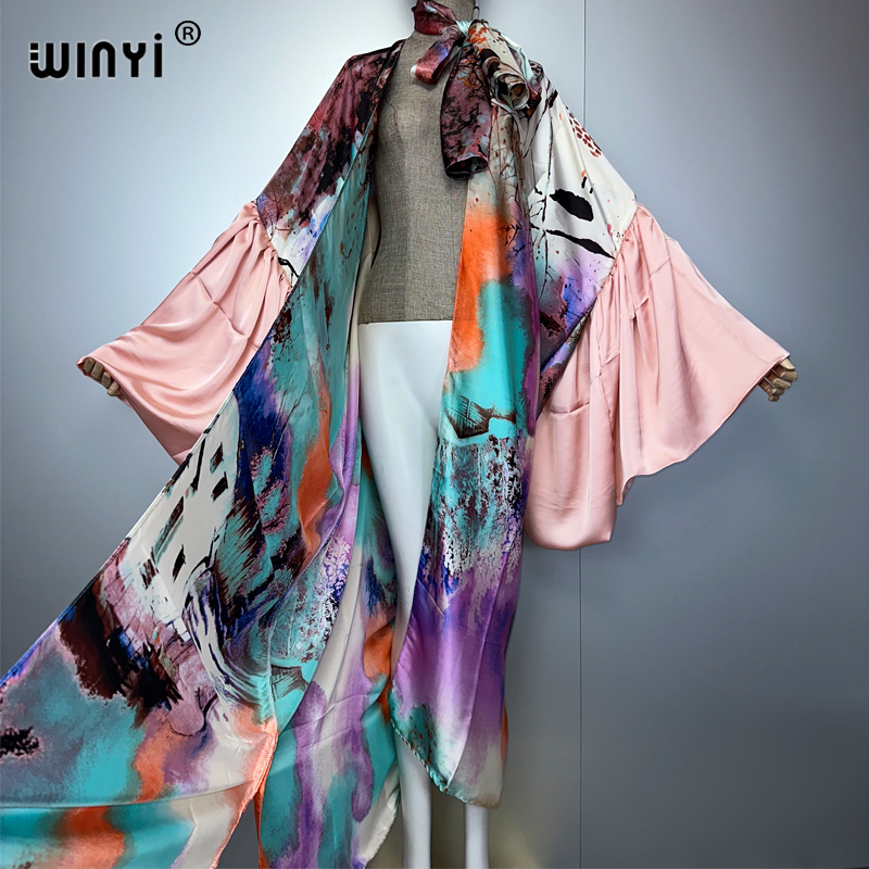 WINYI Summer Kimono party dres - Cover Up Kaftan 评论和价格