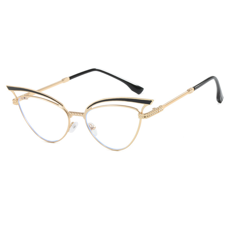 1pc high-end hollow cat-eye gl - Sunglasses Cat Eye 评论和价格