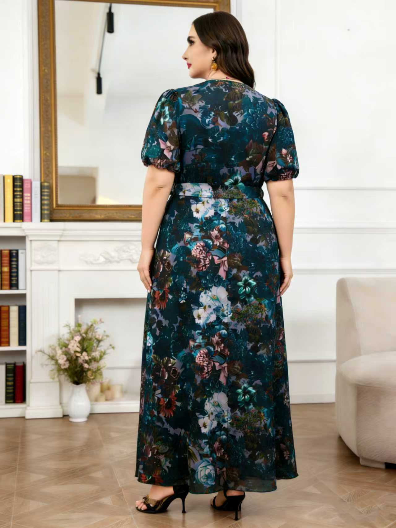 2026 New Arrival Plus Size Wom - Romper Floral Print 评论和价格