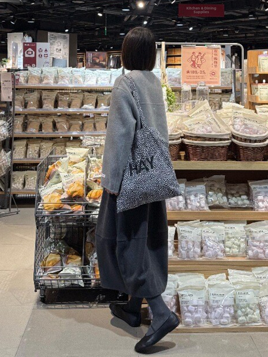 High Waist Floral Print Half S - Midi Skirt Floral 评论和价格