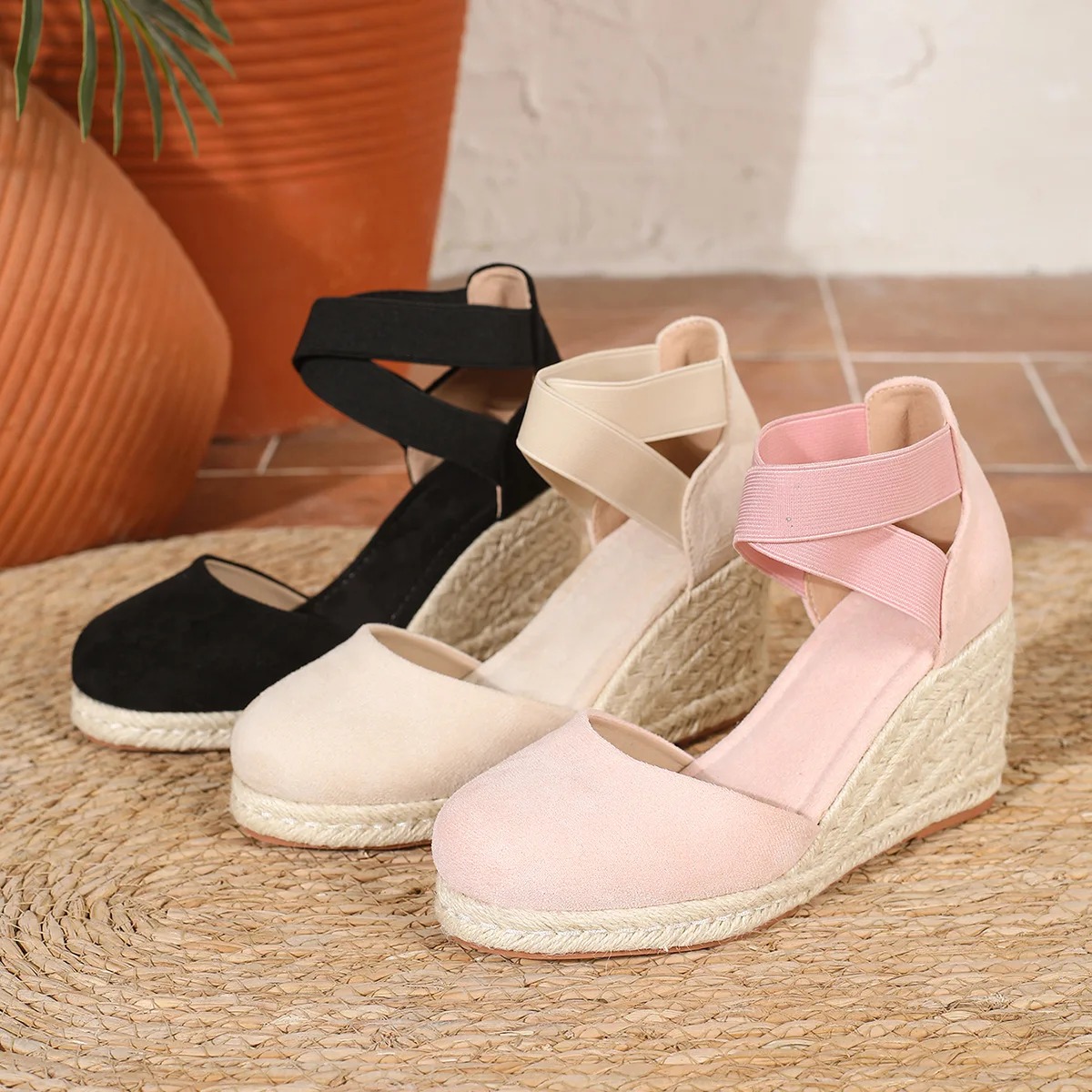 Cover Toe Women's Espadrille W - Wedge Espadrille Women 评论和价格