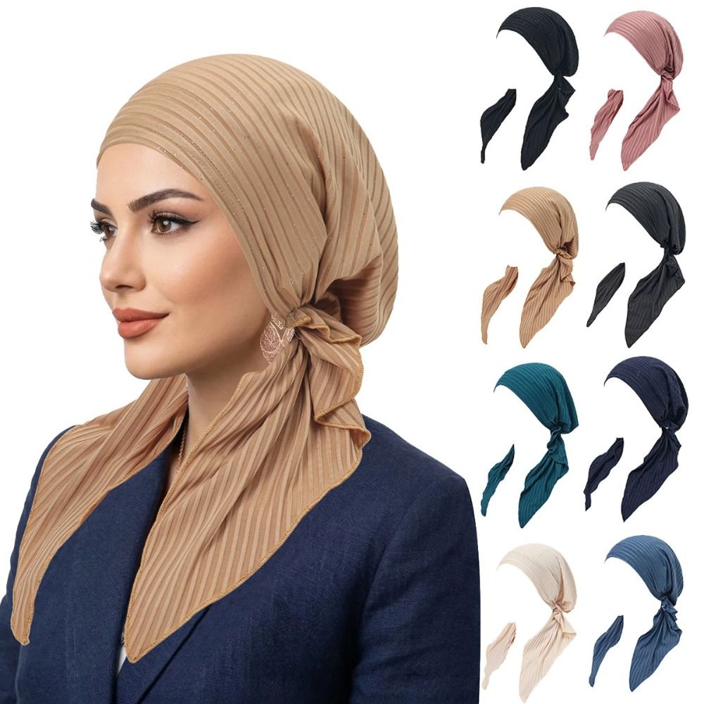 Trendy Stretch Fabric Pre-Tied - Headband Summer Knit 评论和价格
