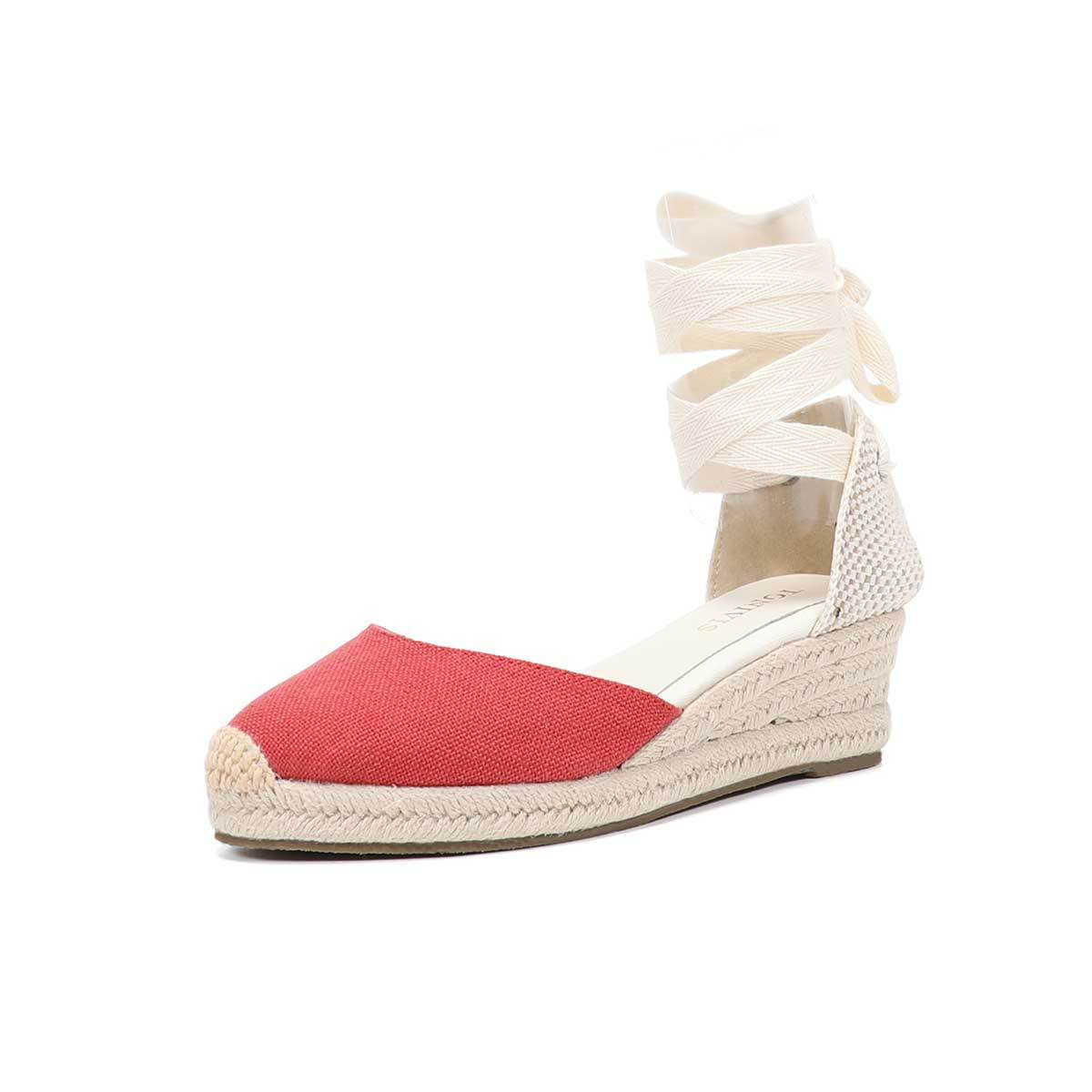 Women Wedge Espadrilles Lace U - Wedge Espadrille Women 评论和价格