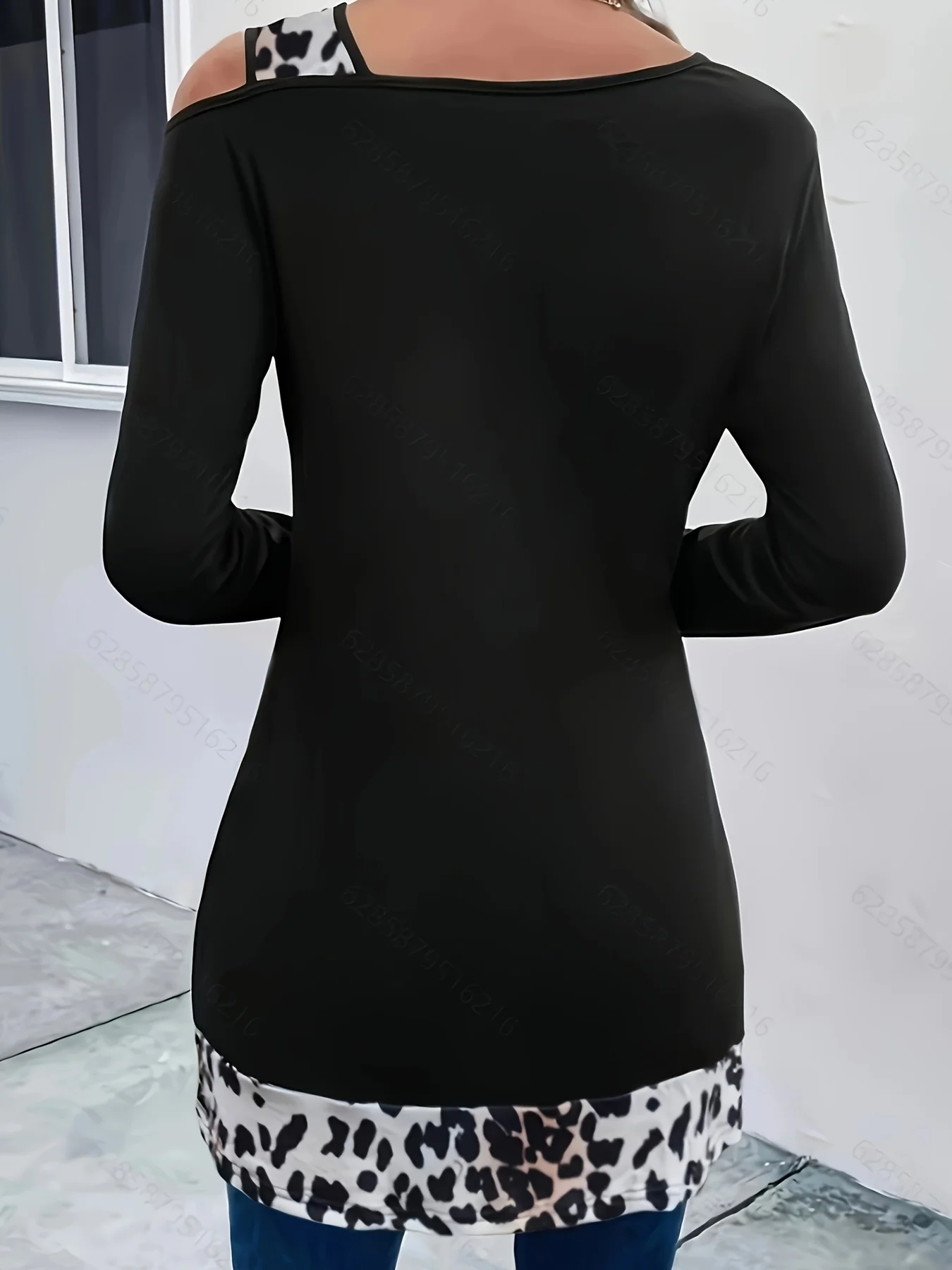 Plus Size 1XL-5XL Women's Fash - Blouse Off Shoulder 评论和价格