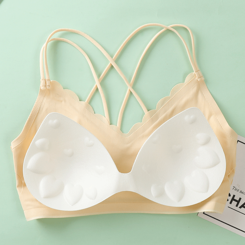 3D Sexy Lingerie Seamless Spor - Bralette Triangle Set 评论和价格