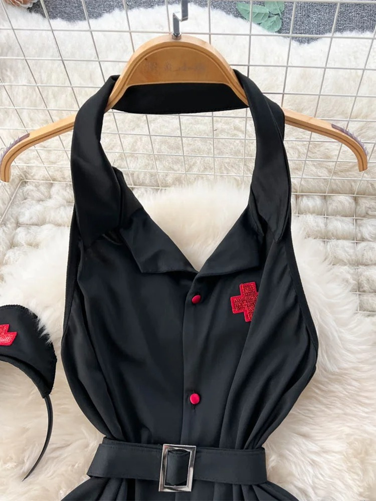 Erotic Fashion Sexy Halter Lin - Maxi Dress Halter 评论和价格