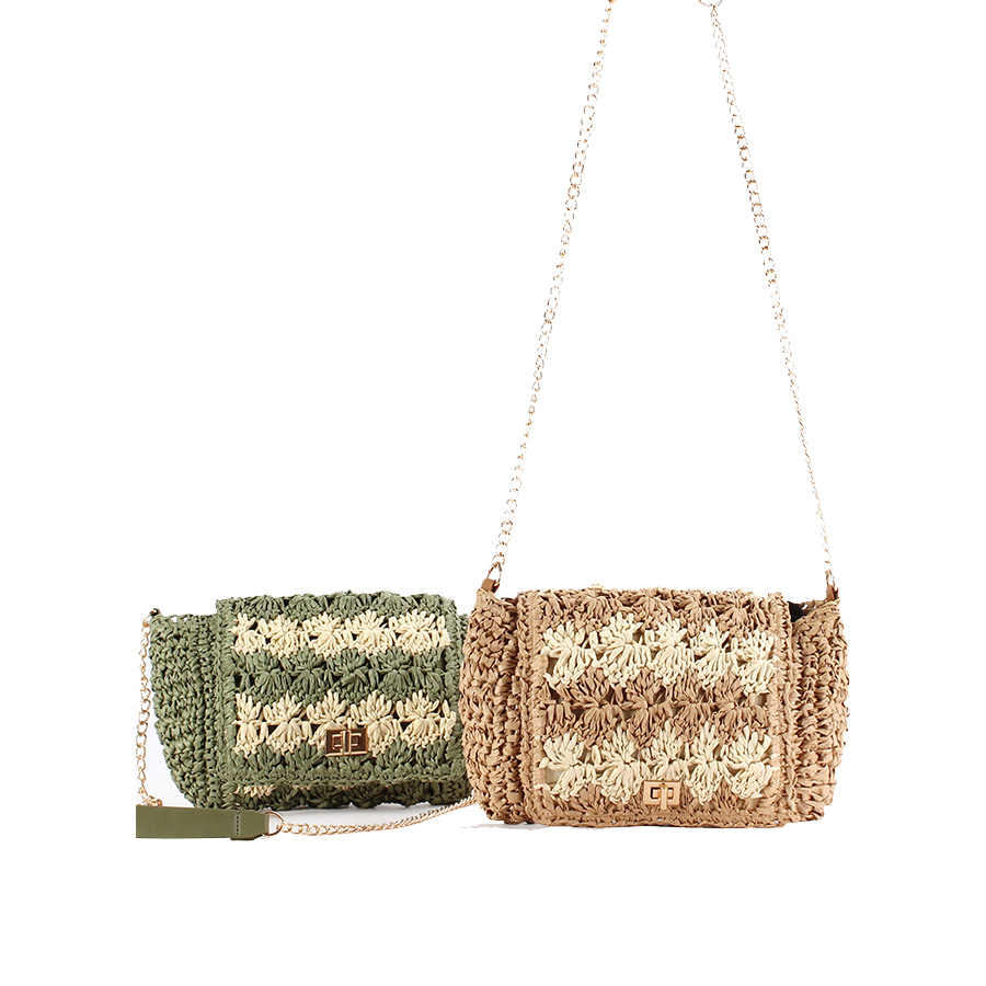 Straw Crossbody Bags for Women - Crochet Bag Raffia 评论和价格