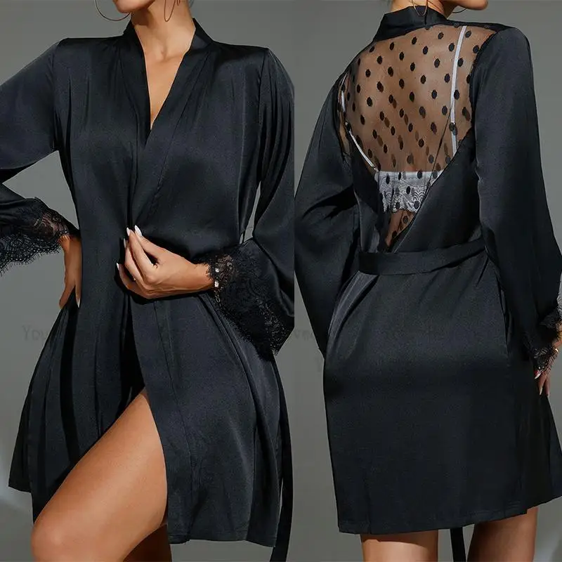 Short Kimono Black Sheer Mesh  - Kimono Sheer Floral 评论和价格