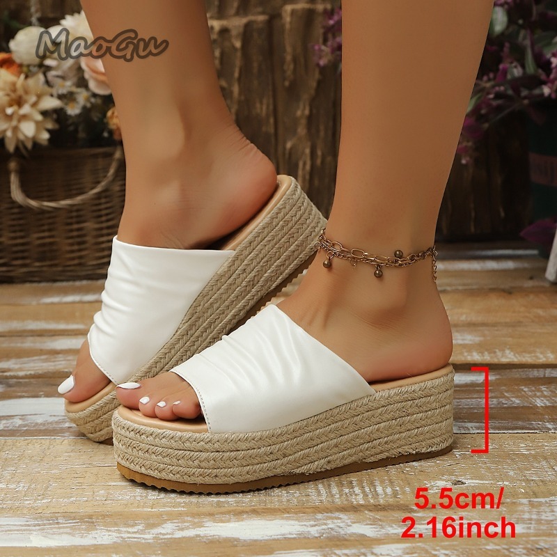 Women's Ruched Espadrille Wedg - Wedge Espadrille Women 评论和价格