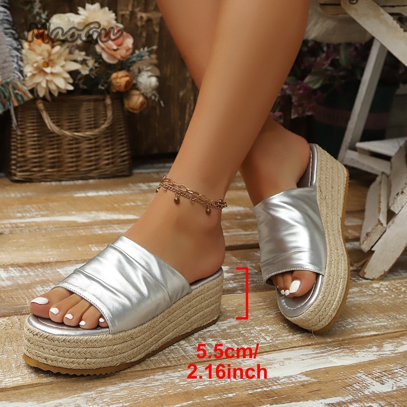 Women's Ruched Espadrille Wedg - Wedge Espadrille Women 评论和价格