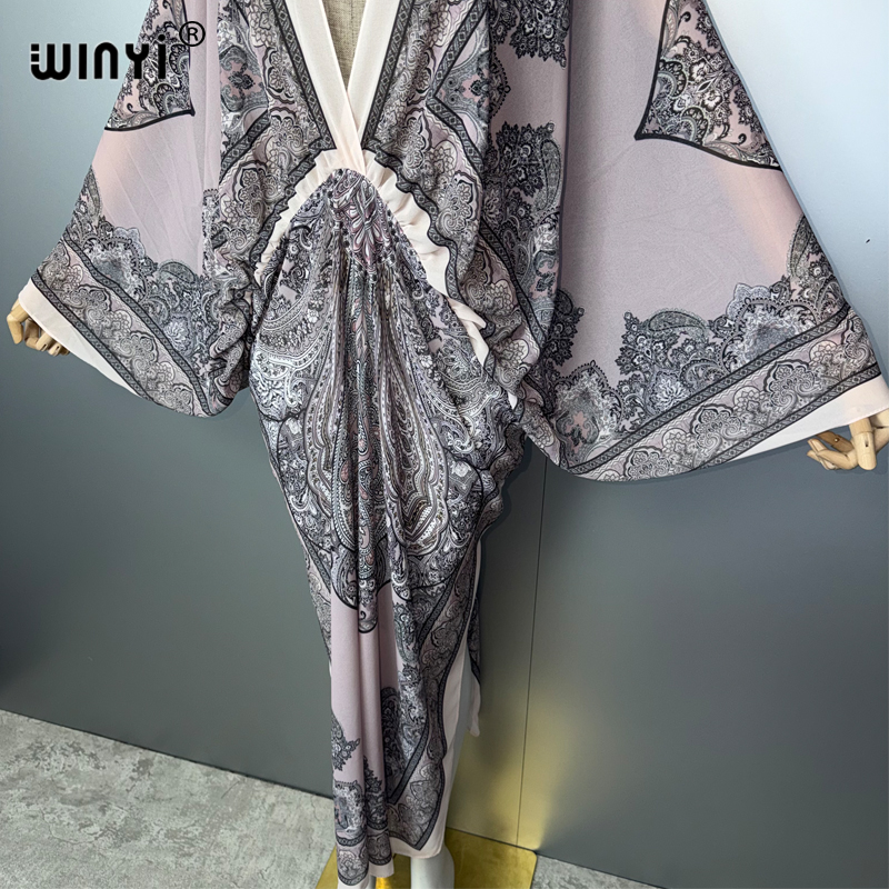 WINYI V-neck Sexy Dress Arabic - Cover Up Kaftan 评论和价格