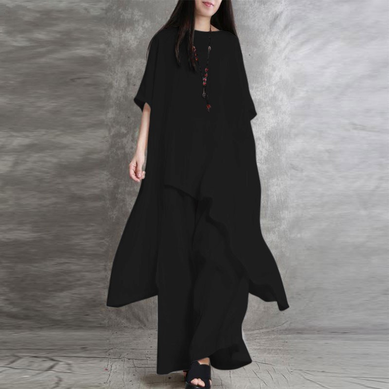 Women's Cotton Linen 2-piece S - Linen Pant Wide 评论和价格