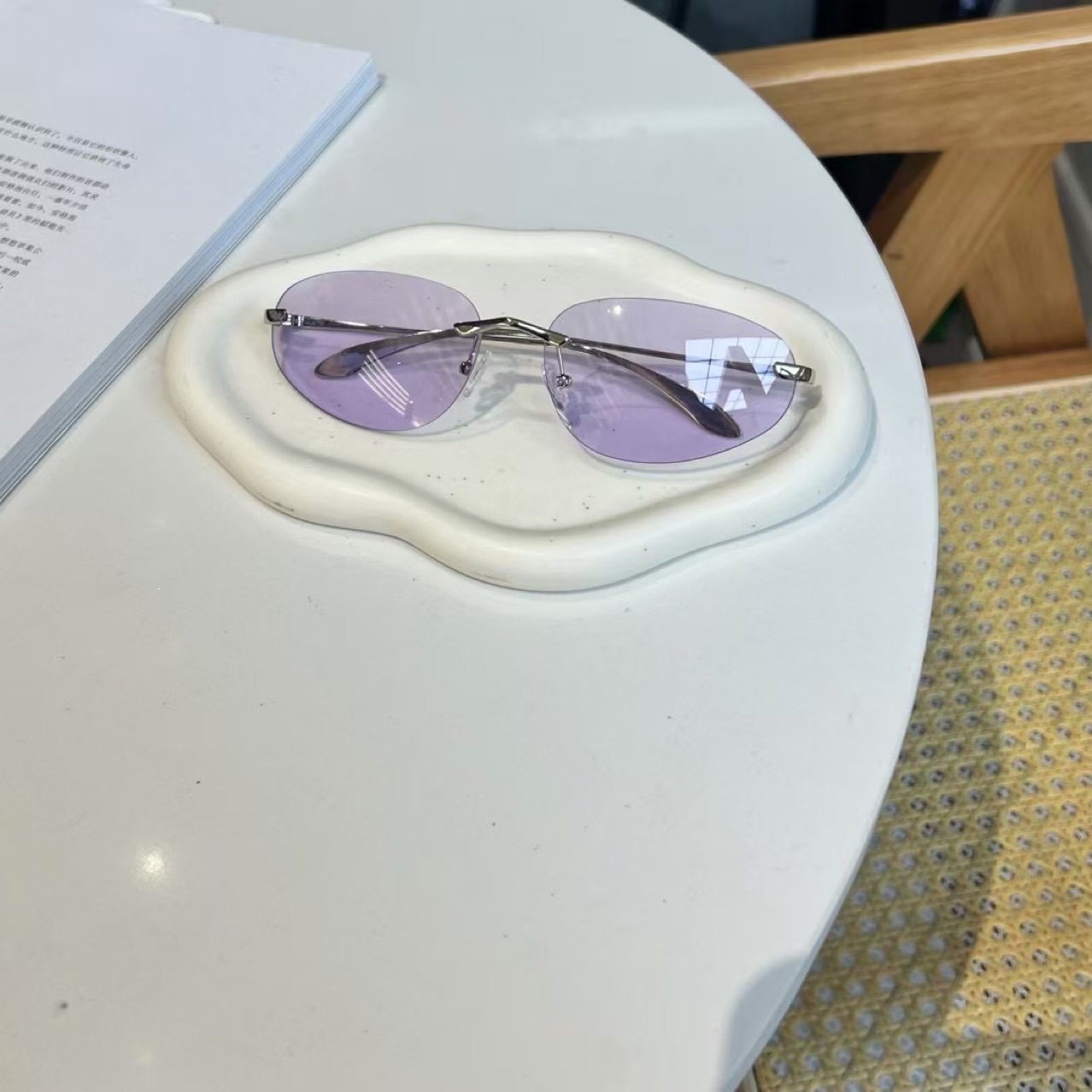 UV400 Rimless Shades, Cat Eye  - Sunglasses Cat Eye 评论和价格