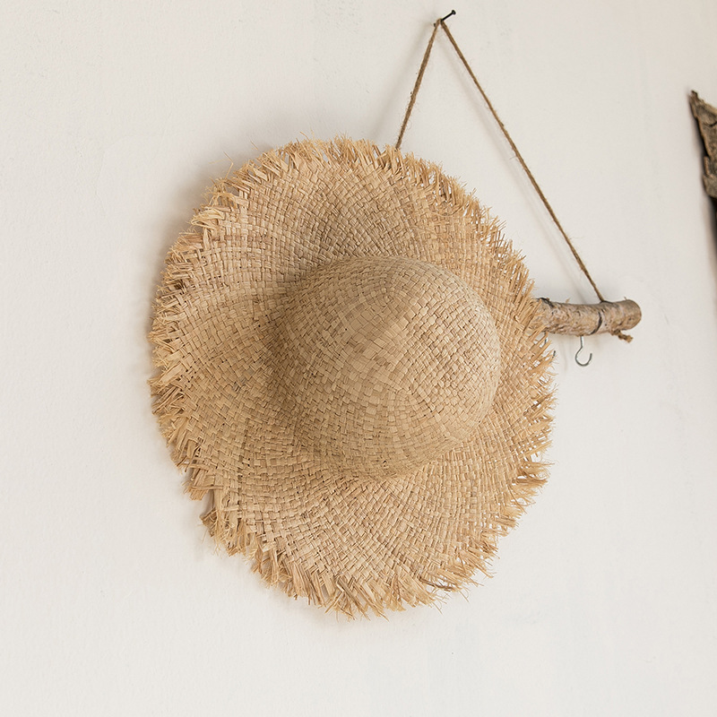 Women Raffia Straw Sun Hat Wid - Hat Floppy Wide 评论和价格