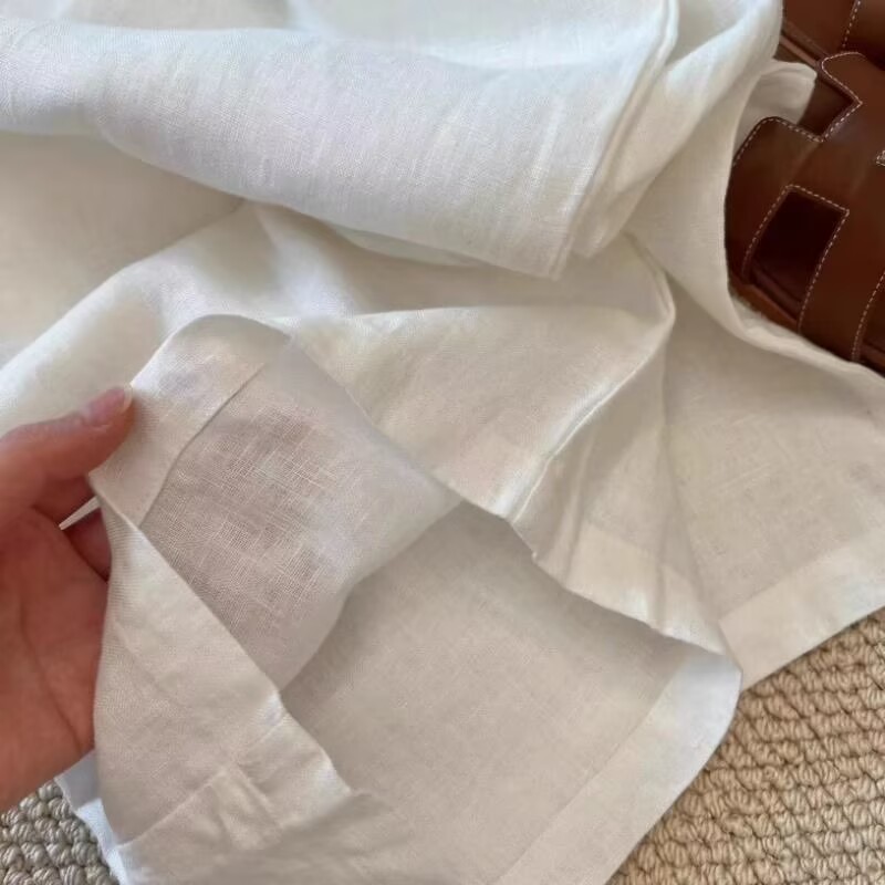 Korean White Cotton Linen Wide - Linen Pant Wide 评论和价格