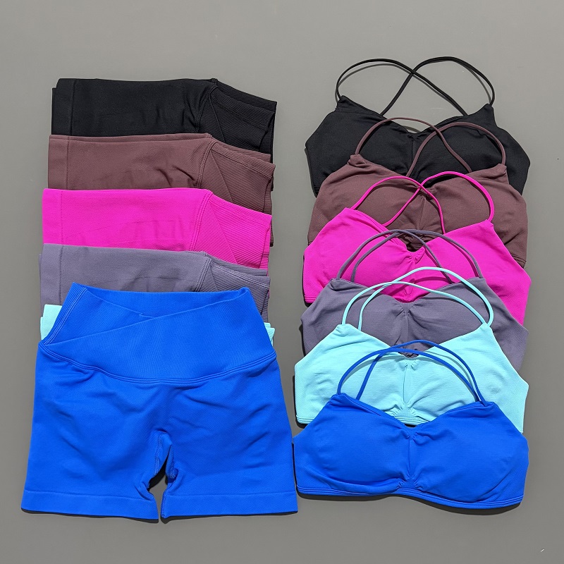 2 Piece Vision Gym Set Women Y - Crop Top Crochet 评论和价格
