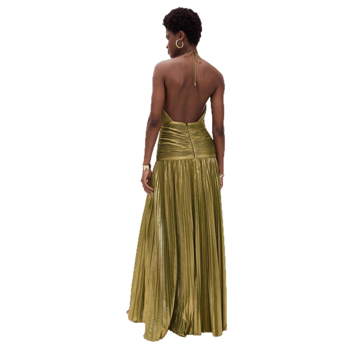 Elegant Party Dress Sleeveless - Maxi Dress Halter 评论和价格
