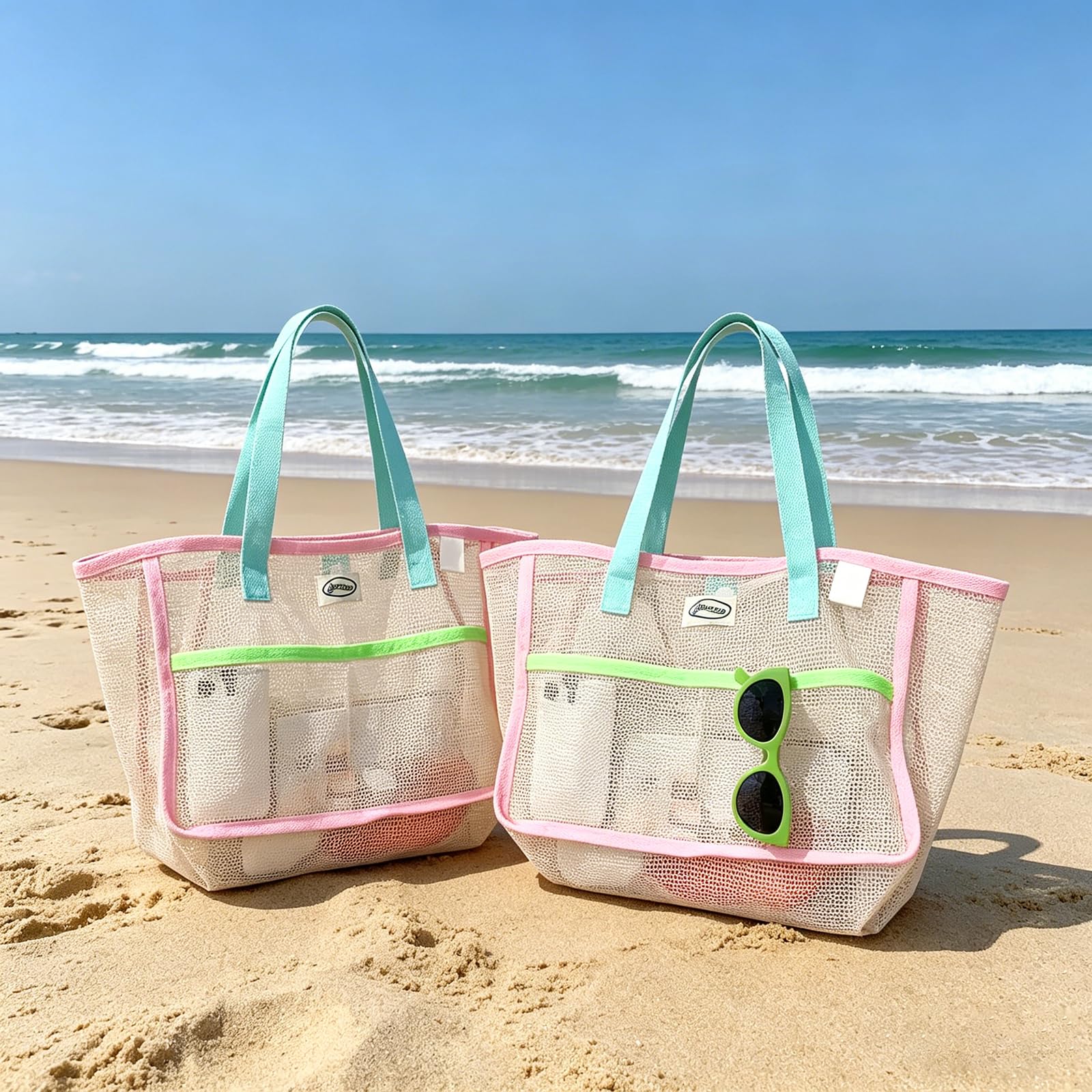 Beach Bags for Women Colorful  - Tote Bag Beach 评论和价格