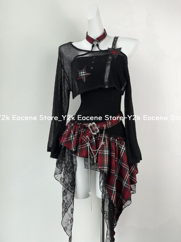 2000s Y2K Spicy Girl Design Ir - Cover Up Kaftan 评论和价格