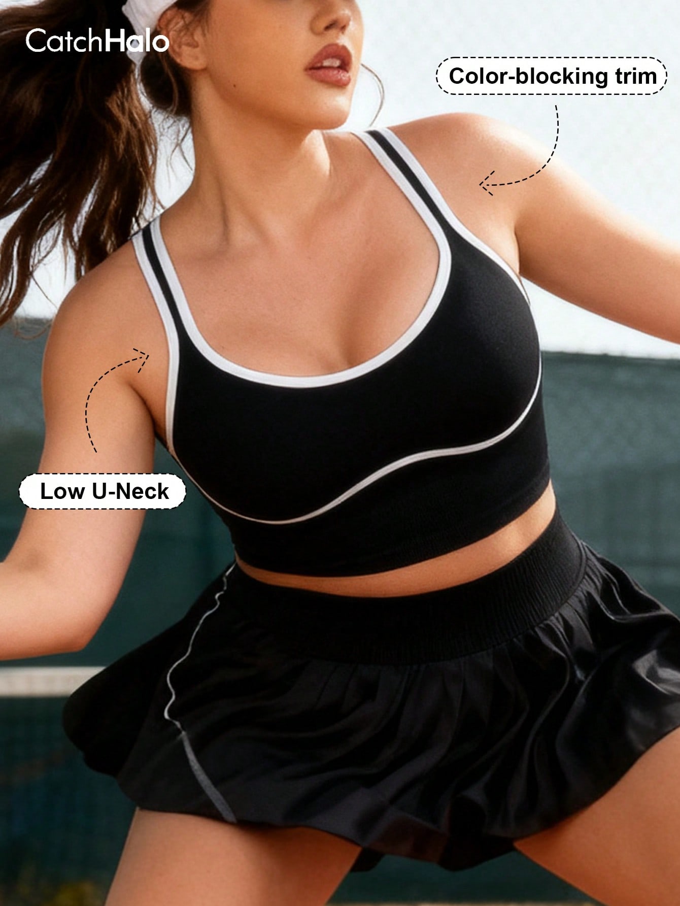 Women Plus Size Seamless Brale - Crop Top Crochet 评论和价格