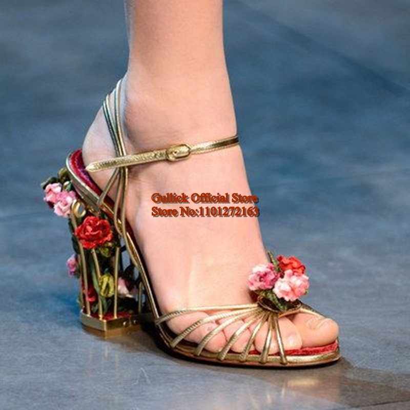 Luxury Bird Cage Women Sandals - Sandal Strappy Heeled 评论和价格