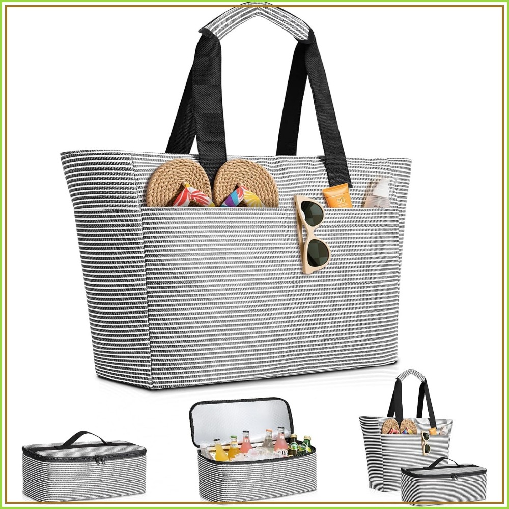 45L Waterproof Beach Bag and C - Tote Bag Beach 评论和价格