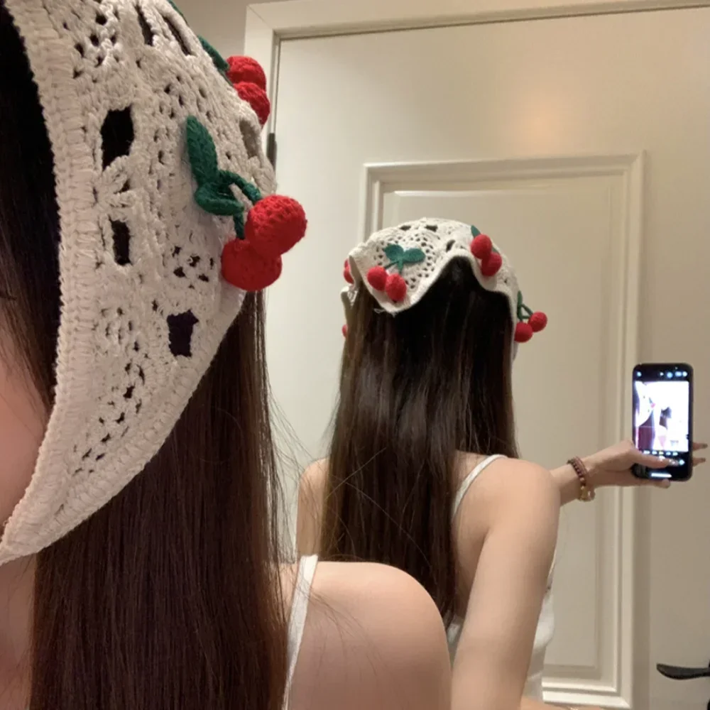 Sweet French Pastoral Style Tr - Headband Summer Knit 评论和价格