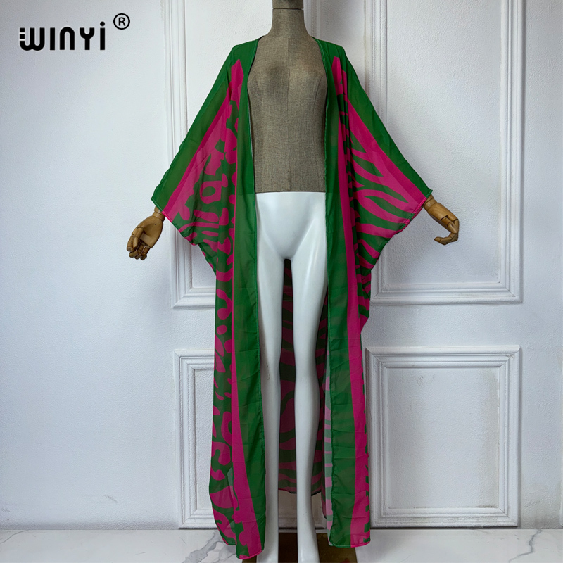 WINYI Africa Bohemia Print Kim - Cover Up Kaftan 评论和价格