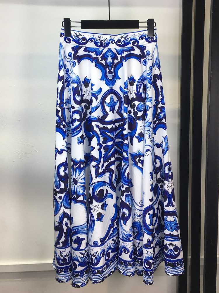 Summer Bohemain Blue And White - Romper Floral Print 评论和价格