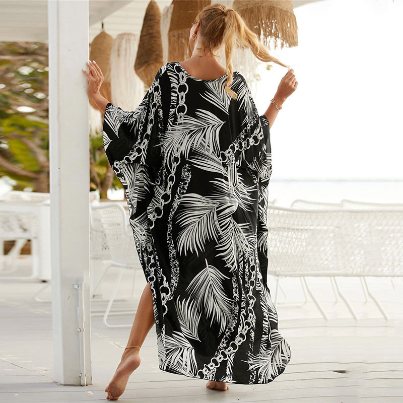 Women's Plus Size Animal Print - Cover Up Kaftan 评论和价格