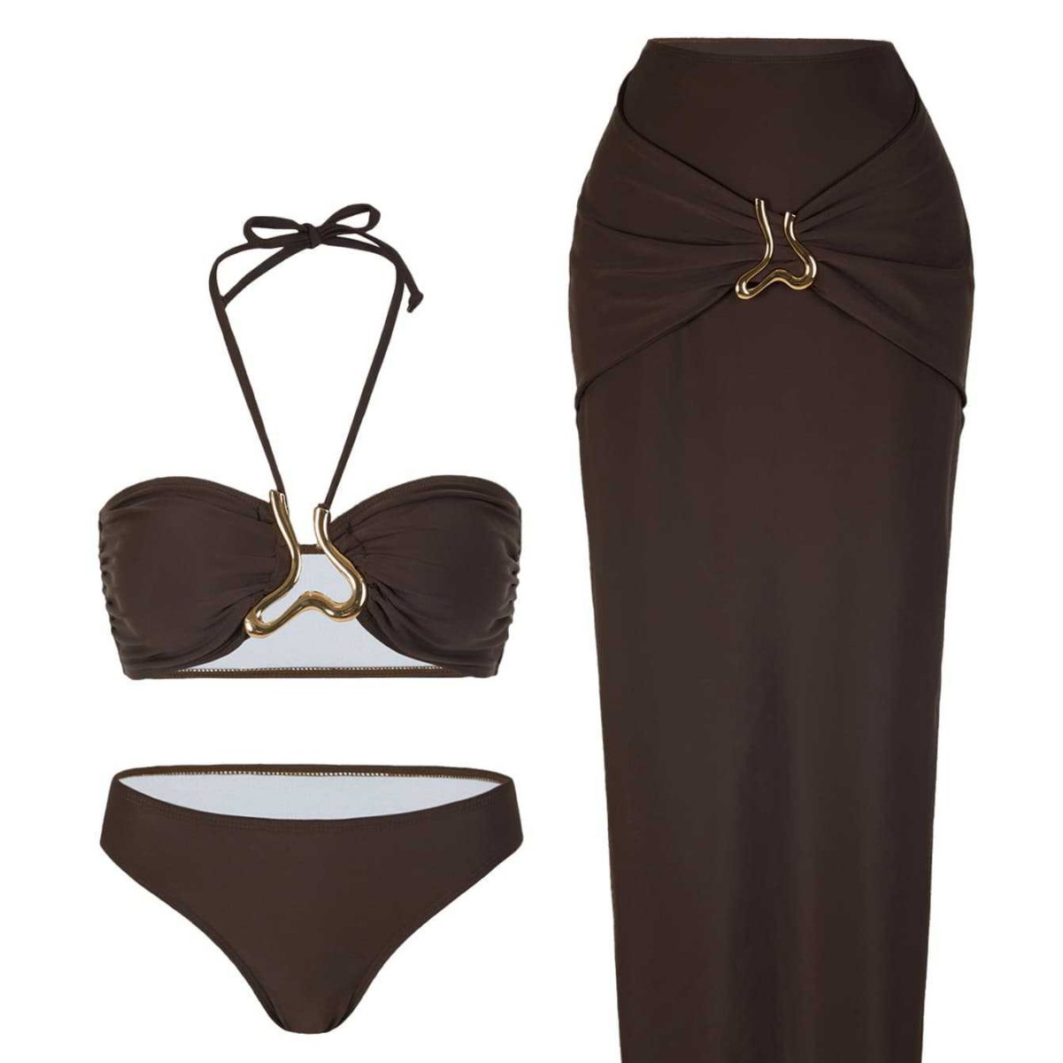 Women Sleeveless Tankini Bikin - Swimsuit Bikini Ruched 评论和价格