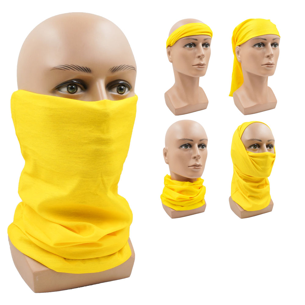 Yellow Multifunction Cycling N - Headband Summer Knit 评论和价格