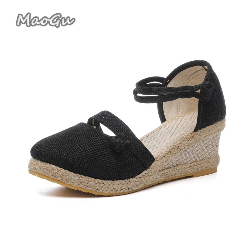 Women's Linen Espadrille Wedge - Wedge Espadrille Women 评论和价格