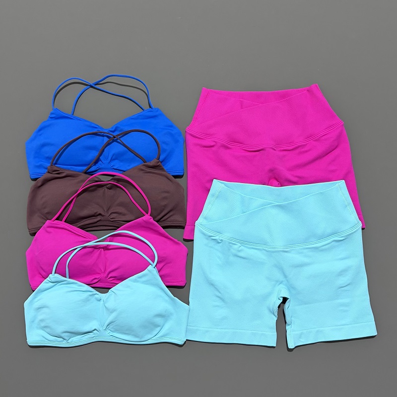 2 Piece Vision Gym Set Women Y - Crop Top Crochet 评论和价格
