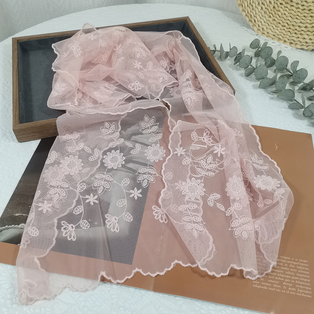 Lace Sunflower Silk Scarf Fair - Headband Summer Knit 评论和价格