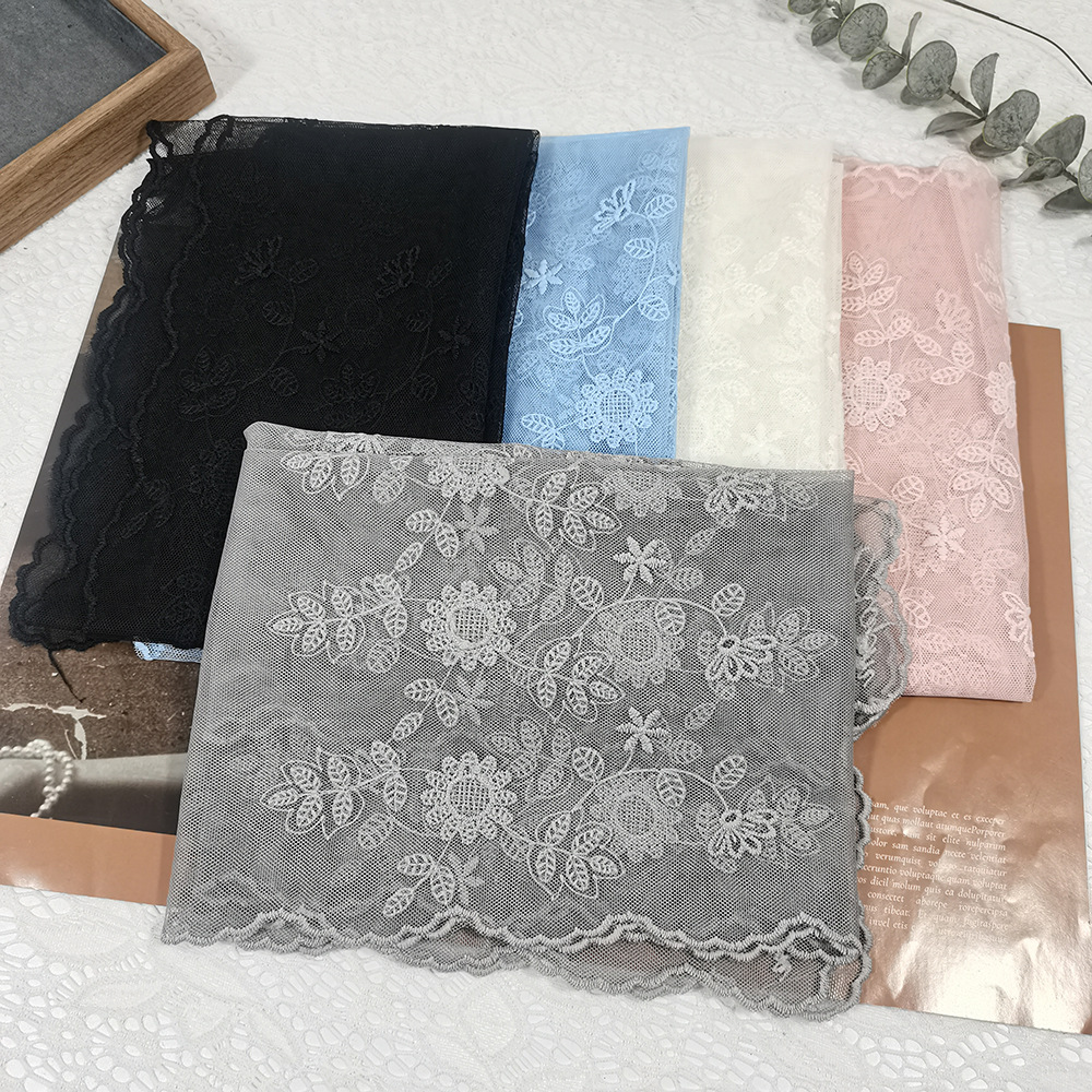 Lace Sunflower Silk Scarf Fair - Headband Summer Knit 评论和价格