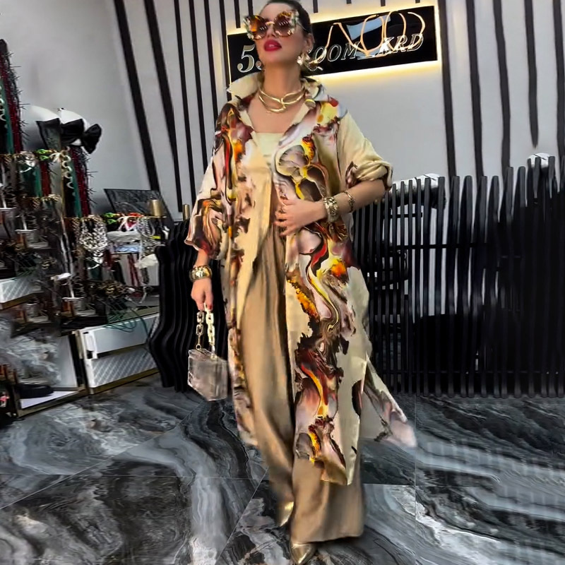 Women Pant Sets Print Shirts T - Linen Pant Wide 评论和价格